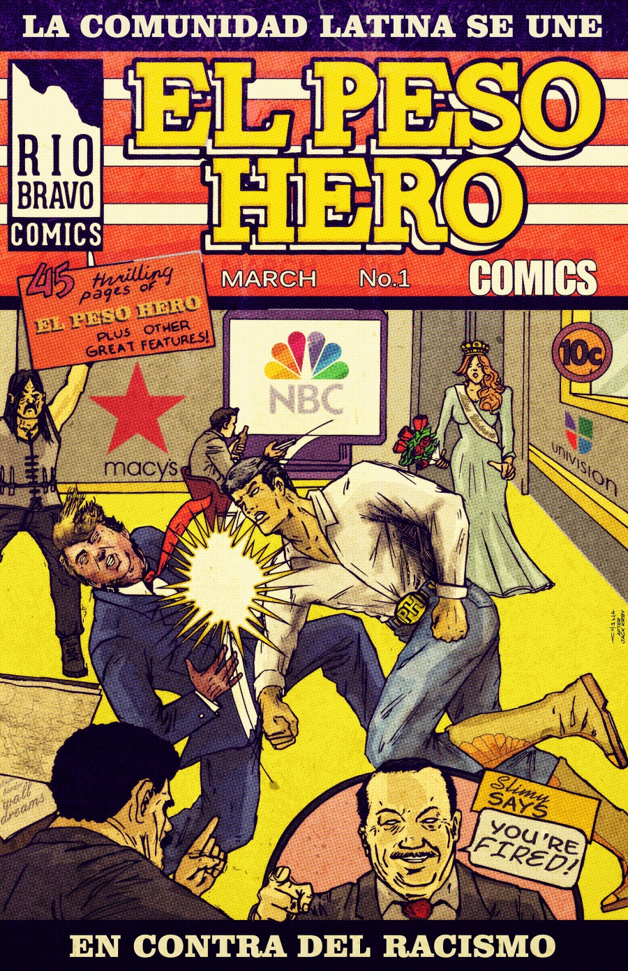 El Peso Hero punches out Donald Trump El Peso Hero punches out Donald Trump
